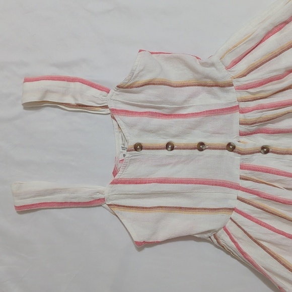 ROXY Sunlit Twist Dress, Color Cream Pink Size SP - Picture 6 of 16